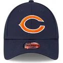 lippikset-kaareva-laivastonsininen-saadettava-nauha-lapsille-9forty-the-league-chicago-bears-nfl-new-era