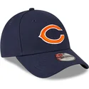 lippikset-kaareva-laivastonsininen-saadettava-nauha-lapsille-9forty-the-league-chicago-bears-nfl-new-era