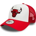 new-era-a-frame-team-colour-chicago-bulls-nba-white-and-red-trucker-hat