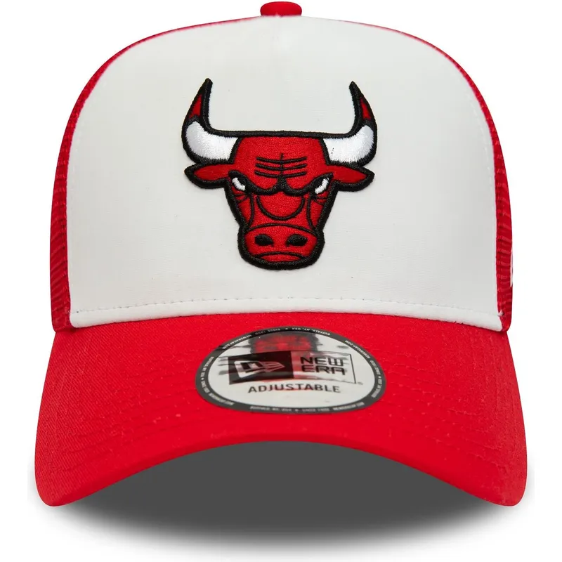 lippikset-kaareva-rekka-monivarinen-snapback-a-frame-team-colour-chicago-bulls-nba-new-era