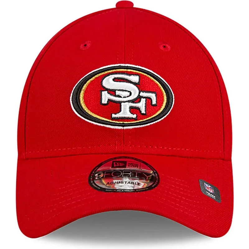 lippikset-kaareva-punainen-saadettava-nauha-9forty-the-league-team-colour-san-francisco-49ers-nfl-new-era lippikset-kaareva-punainen-saadettava-nauha-9forty-the-league-team-colour-san-francisco-49ers-nfl-new-era