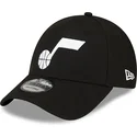 cap-kaareva-black-adjustable-strap-9forty-the-league-utah-jazz-nba-new-era