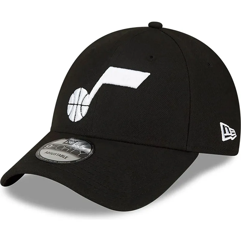 cap-kaareva-black-adjustable-strap-9forty-the-league-utah-jazz-nba-new-era cap-kaareva-black-adjustable-strap-9forty-the-league-utah-jazz-nba-new-era