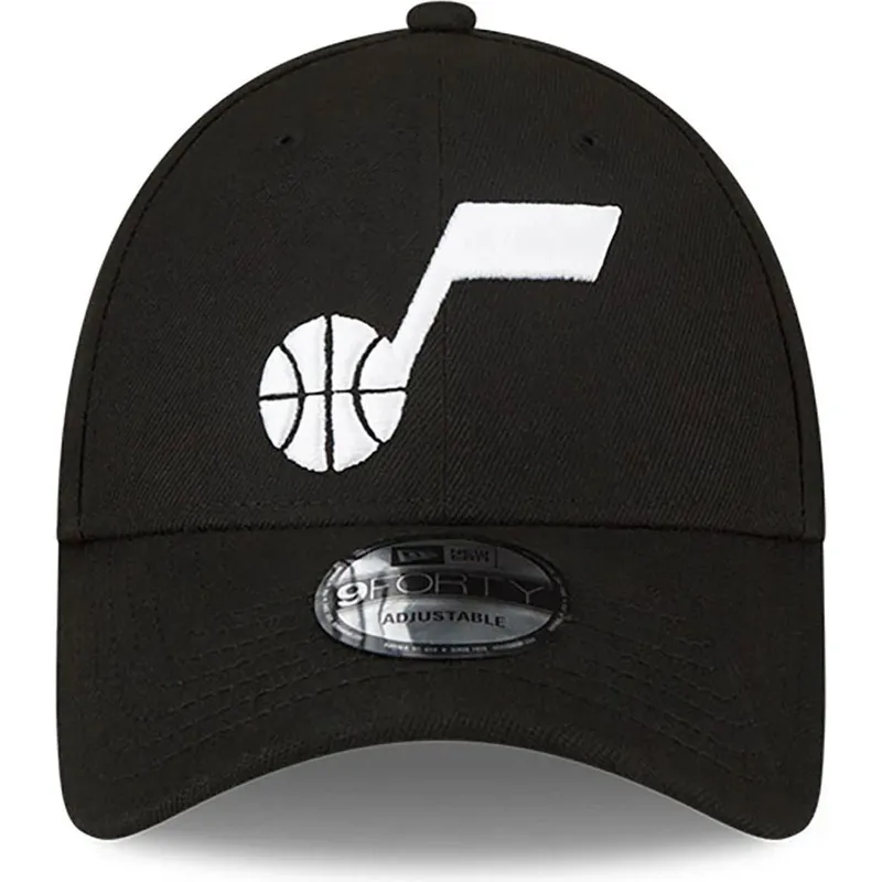 cap-kaareva-black-adjustable-strap-9forty-the-league-utah-jazz-nba-new-era cap-kaareva-black-adjustable-strap-9forty-the-league-utah-jazz-nba-new-era