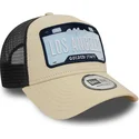 lippikset-kaareva-rekka-beige-snapback-a-frame-license-plate-los-angeles-ciudades-y-playas-new-era