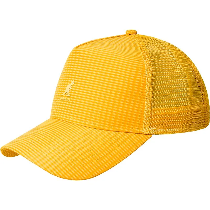 lippikset-kaareva-rekka-keltainen-snapback-seersucker-mesh-warm-apricot-kangol