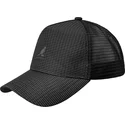 lippikset-kaareva-rekka-musta-snapback-seersucker-mesh-black-kangol