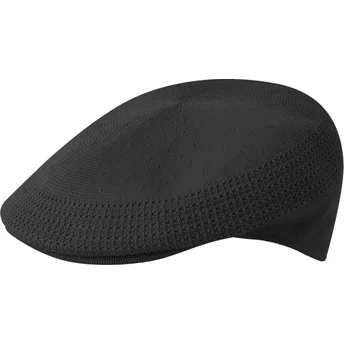 Beret black Boina negra con logo dorado Tropic 504 Ventair Black/Gold Kangol
