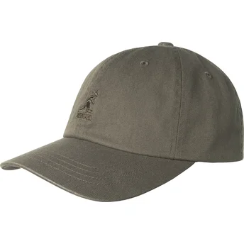 Lippikset kaareva harmaa säädettävä nauha Kangol