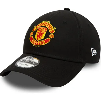 Cap kaareva black adjustable strap 9FORTY Essential Manchester United Football Club Premier League New Era