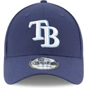 lippikset-kaareva-laivastonsininen-saadettava-nauha-9forty-the-league-tampa-bay-rays-mlb-new-era