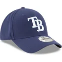 lippikset-kaareva-laivastonsininen-saadettava-nauha-9forty-the-league-tampa-bay-rays-mlb-new-era