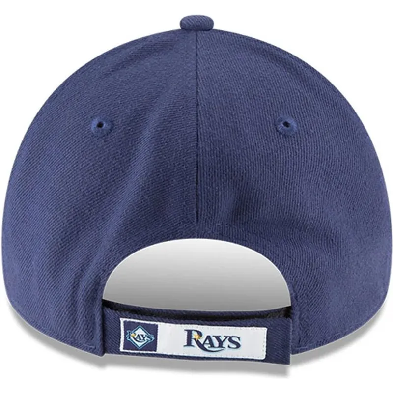 lippikset-kaareva-laivastonsininen-saadettava-nauha-9forty-the-league-tampa-bay-rays-mlb-new-era