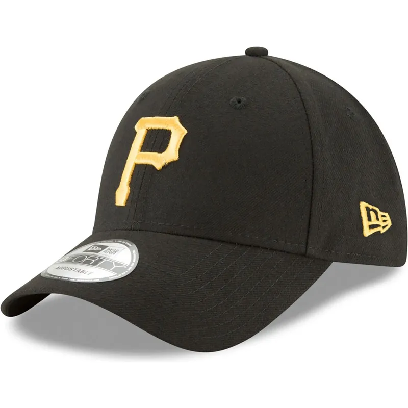 lippikset-kaareva-musta-saadettava-nauha-9forty-the-league-pittsburgh-pirates-mlb-new-era