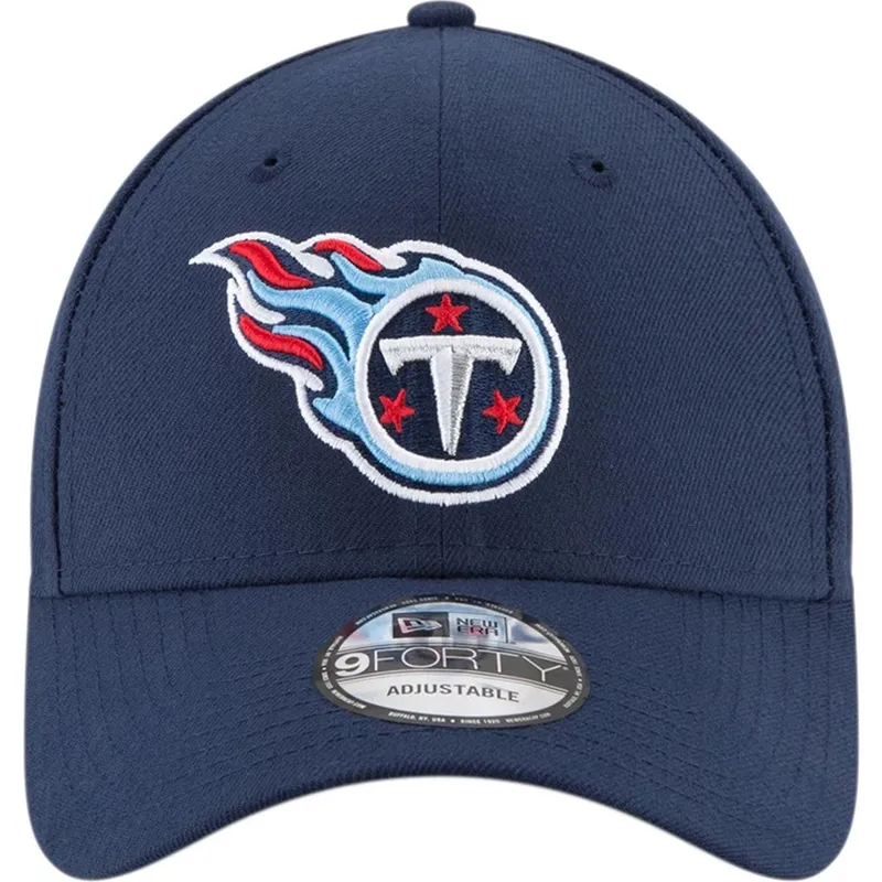 lippikset-kaareva-laivastonsininen-saadettava-nauha-9forty-the-league-tennessee-titans-nfl-new-era