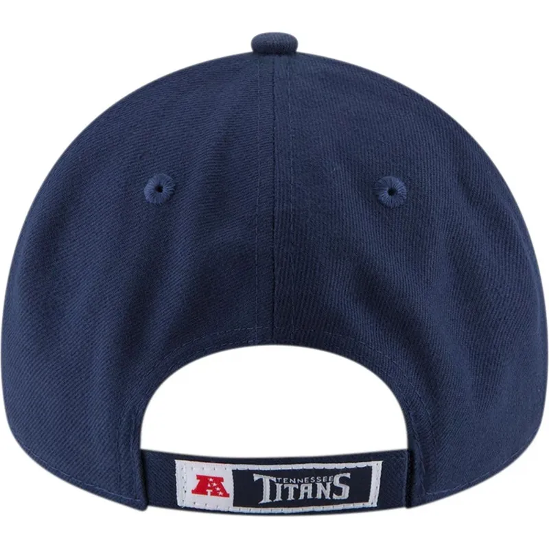 lippikset-kaareva-laivastonsininen-saadettava-nauha-9forty-the-league-tennessee-titans-nfl-new-era