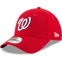 lippikset-kaareva-punainen-saadettava-nauha-9forty-the-league-washington-nationals-mlb-new-era