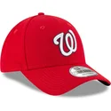 lippikset-kaareva-punainen-saadettava-nauha-9forty-the-league-washington-nationals-mlb-new-era