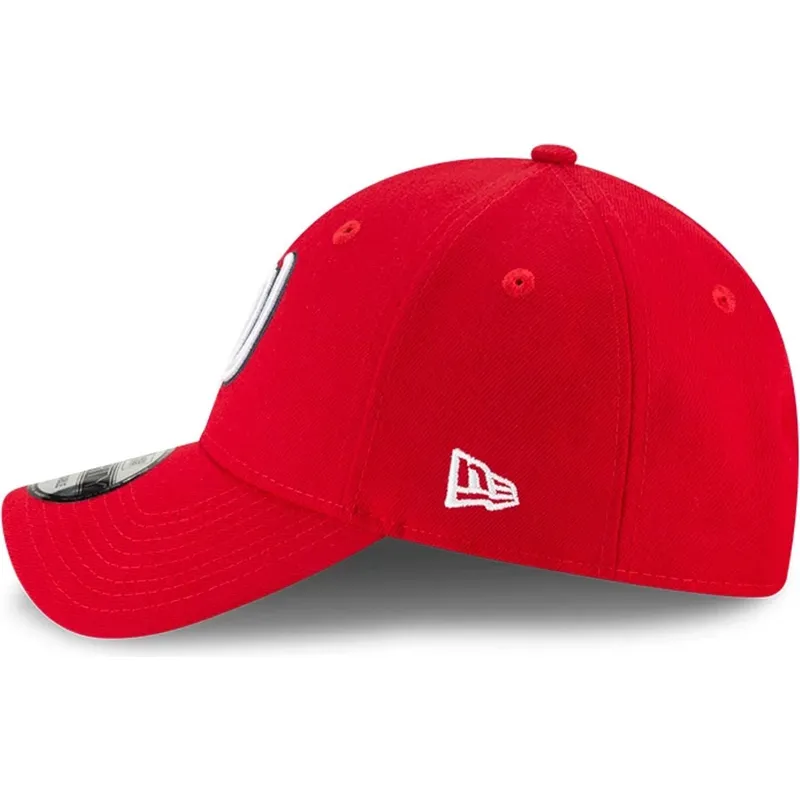 lippikset-kaareva-punainen-saadettava-nauha-9forty-the-league-washington-nationals-mlb-new-era