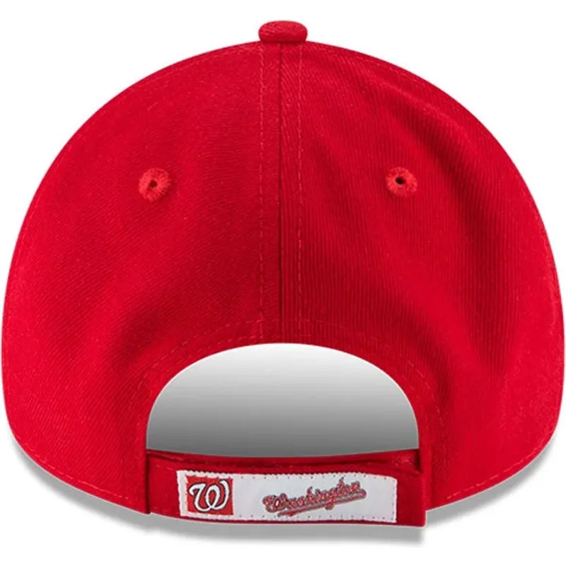 lippikset-kaareva-punainen-saadettava-nauha-9forty-the-league-washington-nationals-mlb-new-era