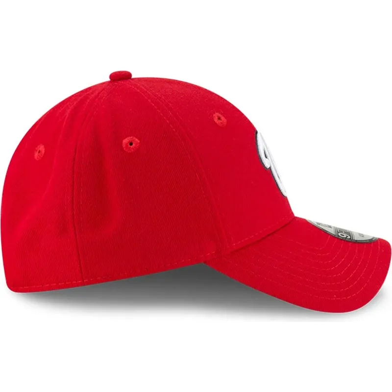 lippikset-kaareva-punainen-saadettava-nauha-9forty-the-league-washington-nationals-mlb-new-era