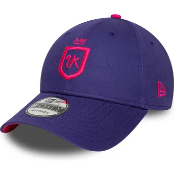 Cap kaareva violet adjustable strap 9FORTY Core 1K FC Kings League New Era