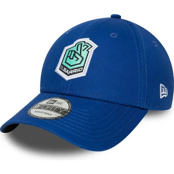 Lippikset kaareva sininen säädettävä nauha 9FORTY Core El Barrio Kings League New Era