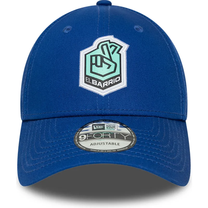 cap-kaareva-blue-adjustable-strap-9forty-core-el-barrio-kings-league-new-era