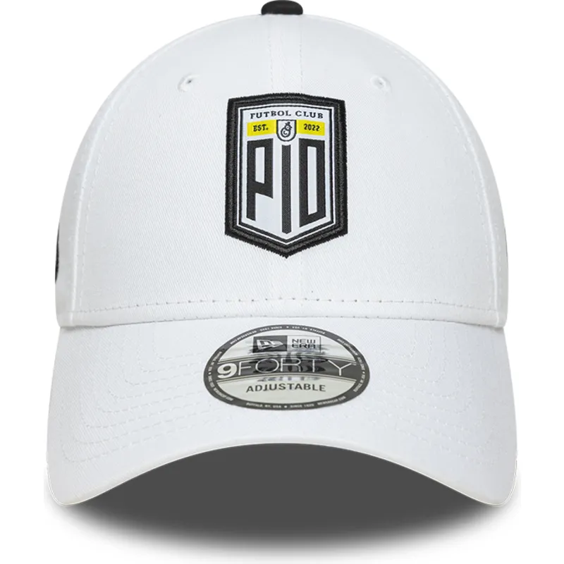 cap-kaareva-white-adjustable-strap-9forty-core-pio-fc-kings-league-new-era cap-kaareva-white-adjustable-strap-9forty-core-pio-fc-kings-league-new-era