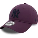 lippikset-kaareva-violetti-saadettava-nauha-9twenty-league-essential-new-york-yankees-mlb-new-era