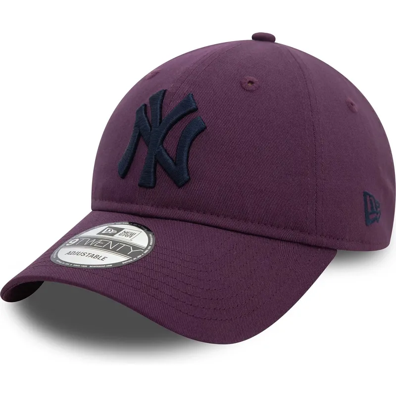 lippikset-kaareva-violetti-saadettava-nauha-9twenty-league-essential-new-york-yankees-mlb-new-era