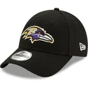 lippikset-kaareva-musta-saadettava-nauha-9forty-the-league-baltimore-ravens-nfl-new-era