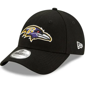 lippikset-kaareva-musta-saadettava-nauha-9forty-the-league-baltimore-ravens-nfl-new-era