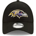 lippikset-kaareva-musta-saadettava-nauha-9forty-the-league-baltimore-ravens-nfl-new-era