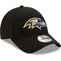 lippikset-kaareva-musta-saadettava-nauha-9forty-the-league-baltimore-ravens-nfl-new-era