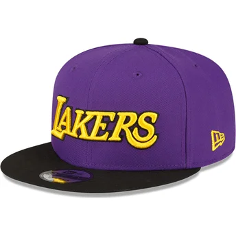 Cap litteä violet snapback 9FIFTY Statement Los Angeles Lakers NBA New Era