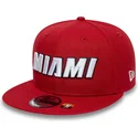 lippikset-littea-punainen-snapback-9fifty-statement-miami-heat-nba-new-era