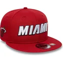 new-era-flat-brim-9fifty-statement-miami-heat-nba-red-snapback-cap