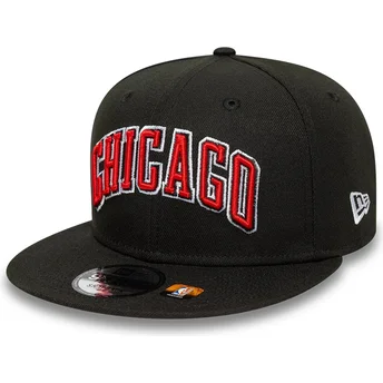 Lippikset litteä musta snapback 9FIFTY Statement Chicago Bulls NBA New Era