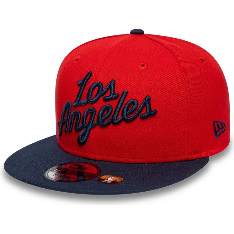 lippikset-littea-punainen-snapback-9fifty-statement-los-angeles-clippers-nba-new-era