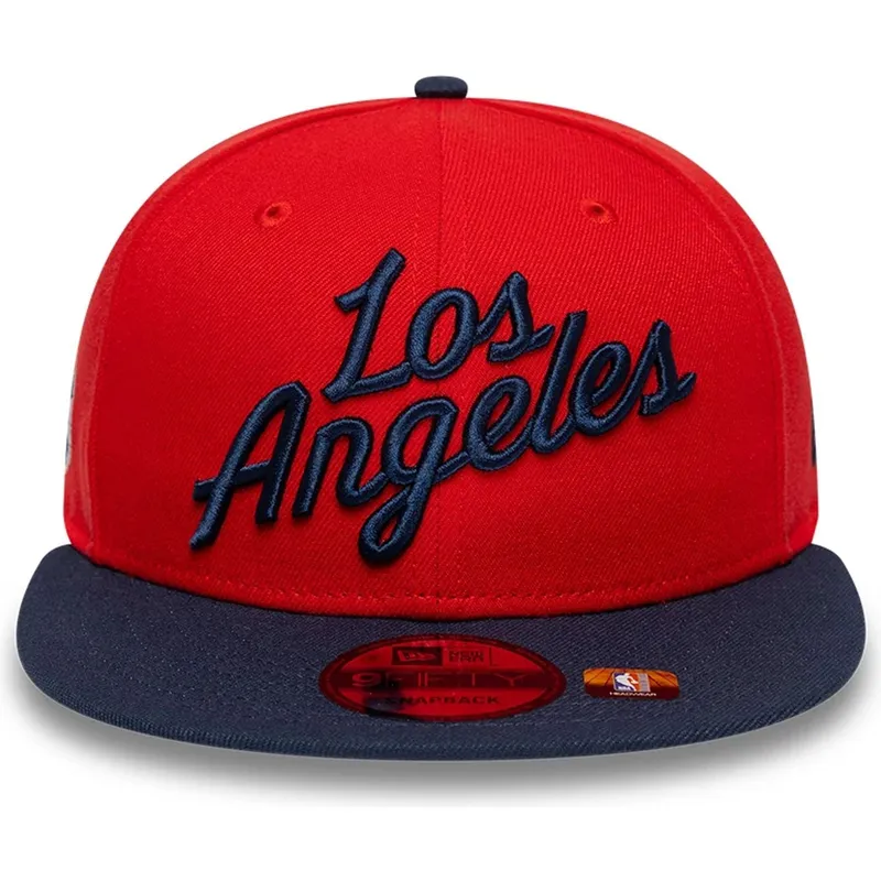 lippikset-littea-punainen-snapback-9fifty-statement-los-angeles-clippers-nba-new-era