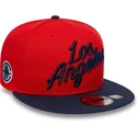 new-era-flat-brim-9fifty-statement-los-angeles-clippers-nba-red-and-navy-blue-snapback-cap