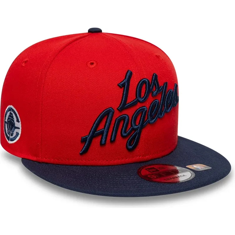lippikset-littea-punainen-snapback-9fifty-statement-los-angeles-clippers-nba-new-era