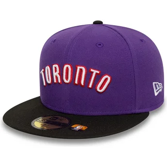 Lippikset litteä violetti istuva 59FIFTY Classic Toronto Raptors NBA New Era