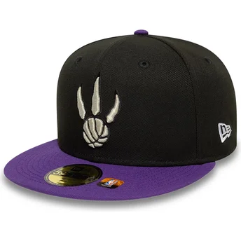 Cap litteä black ajustada 59FIFTY Classic Toronto Raptors NBA New Era