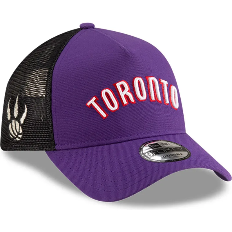 lippikset-kaareva-rekka-violetti-snapback-a-frame-classic-toronto-raptors-nba-new-era