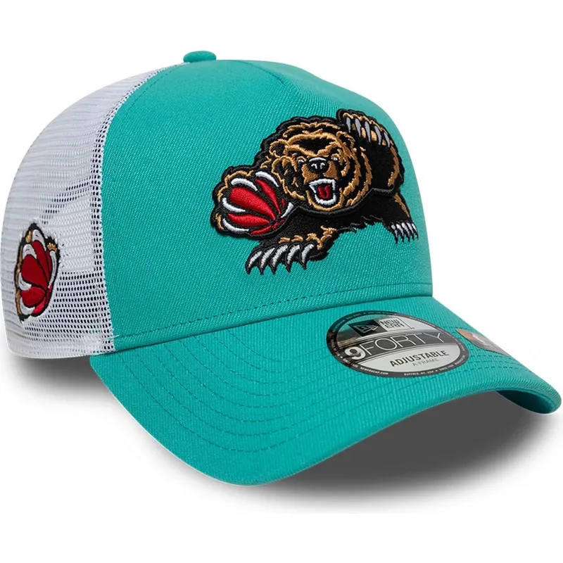 lippikset-kaareva-rekka-vihrea-snapback-a-frame-classic-memphis-grizzlies-nba-new-era