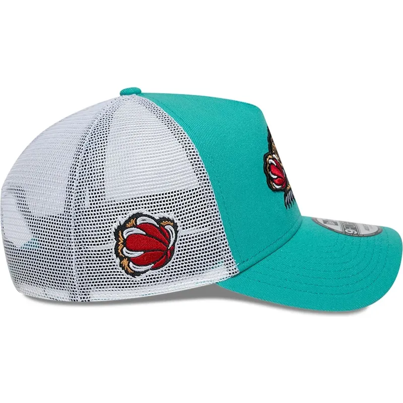 lippikset-kaareva-rekka-vihrea-snapback-a-frame-classic-memphis-grizzlies-nba-new-era