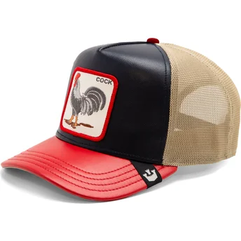 Goorin Bros. Rooster Shleather Cock The Farm Navy Blue and Red Trucker Hat