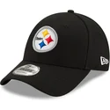lippikset-kaareva-musta-saadettava-nauha-9forty-the-league-pittsburgh-steelers-nfl-new-era